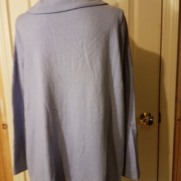 Chico's Zenergy cotton cashmere woven print cowl - Picture 3 of 5